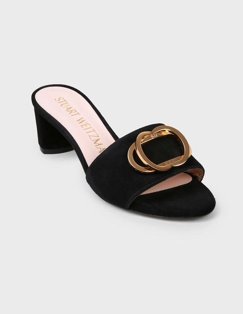 черные Мюли Stuart Weitzman SW-SS20-S1381-BLK-EVETTA-black