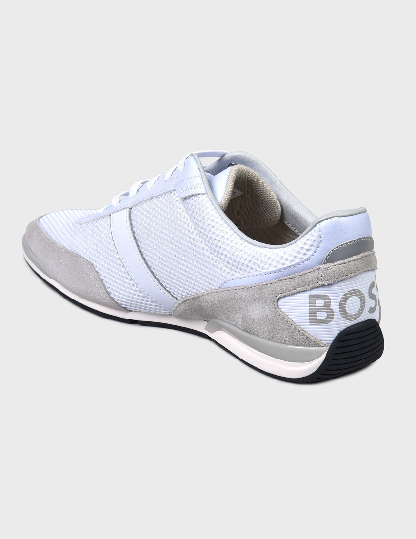 мужские белые Кроссовки Boss 5049323310249971-100 - фото-2