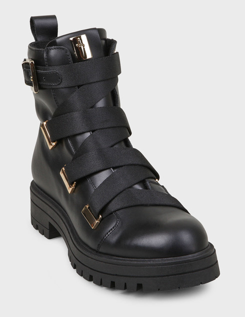черные Ботинки Cesare Paciotti 66332-L-gold-black