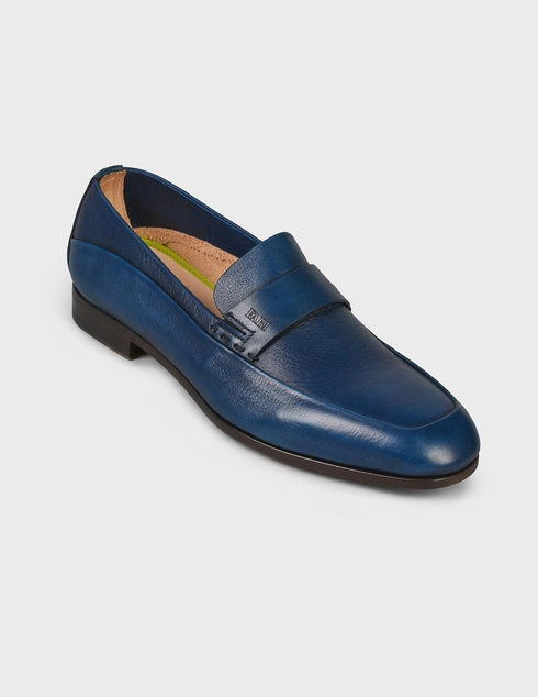 синие Лоферы Fabi 8453-blue