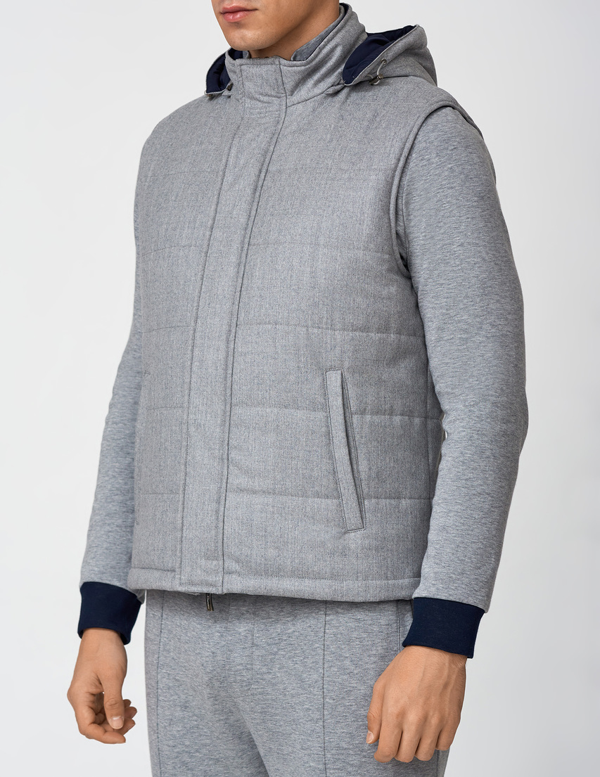 Doriani Cashmere Dr-AW21-A295-Cap-FL-T53N-272-82-grey фото-2