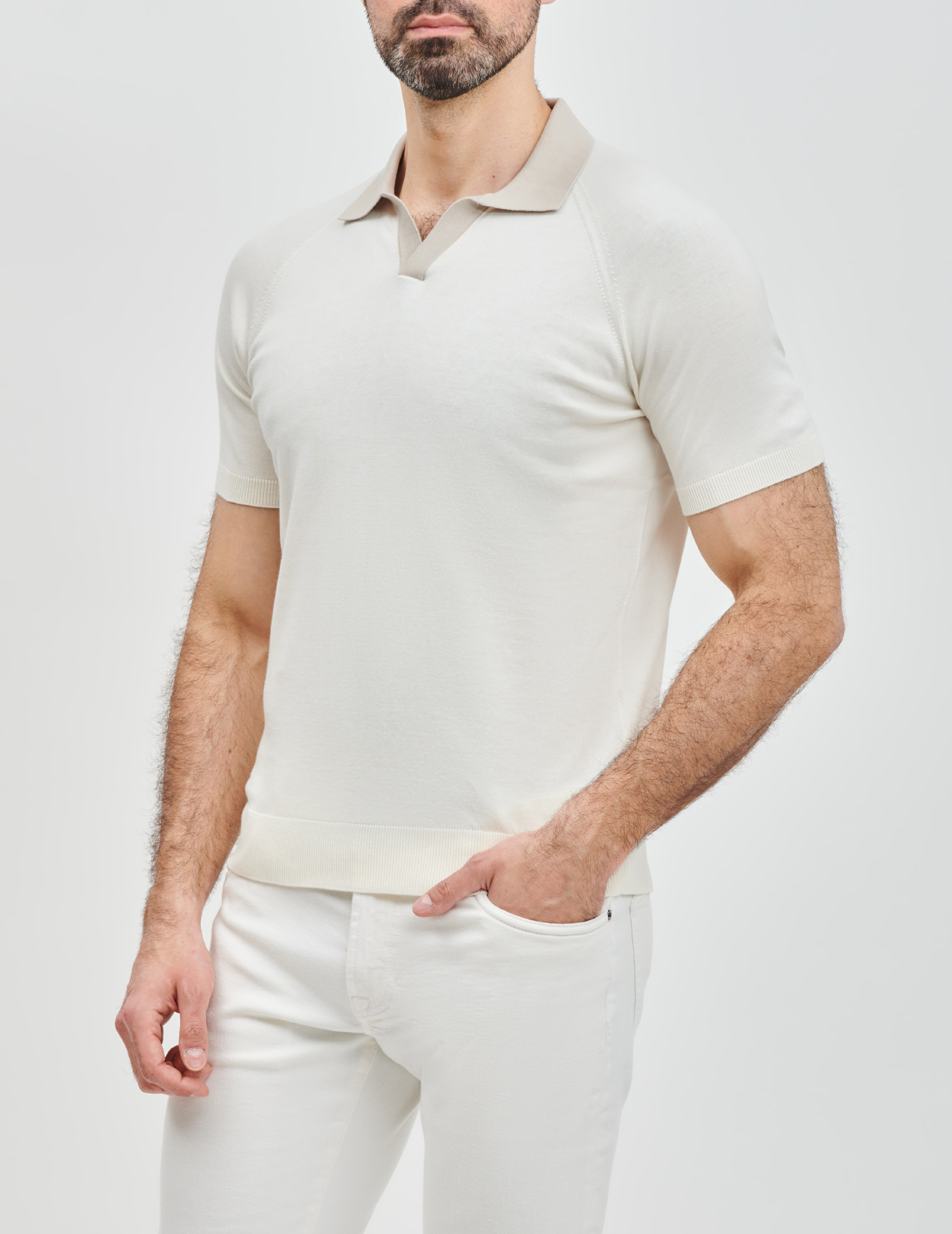 

Поло, Белый;молочный