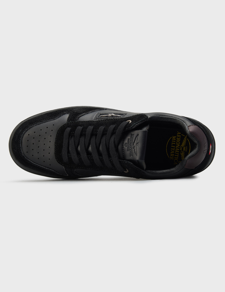 черные мужские Кеды Aeronautica Militare 0235_black 6026 грн