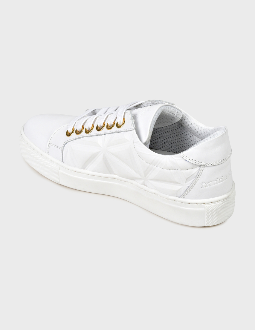 женские белые Кеды Frankie Morello AAWS8030SN-W02-white - фото-2