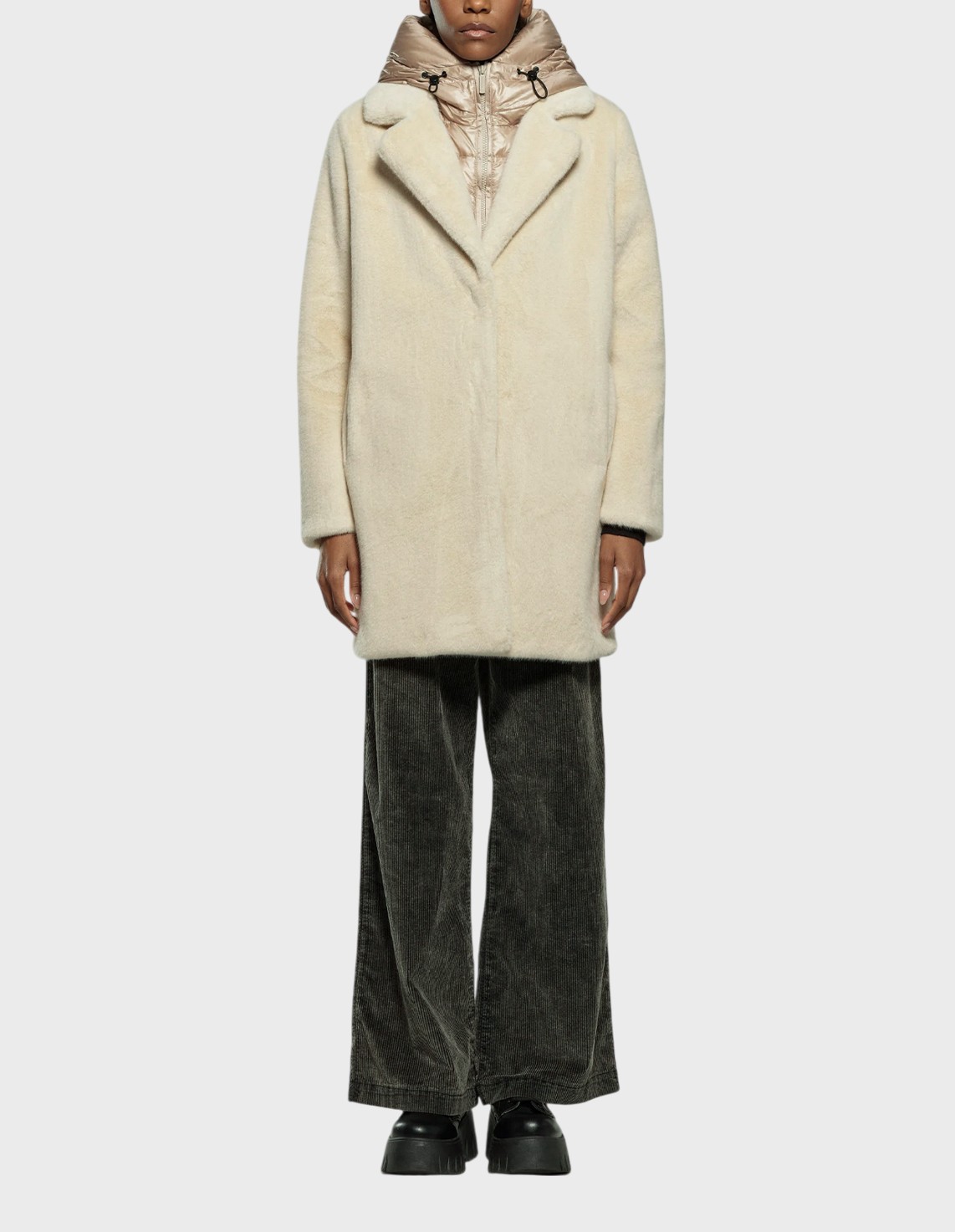 

Пальто, Бежевый;коричневый