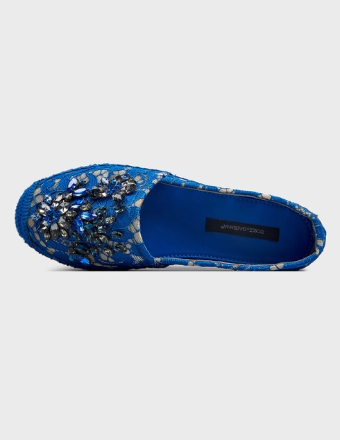 синие женские Эспадрильи Dolce & Gabbana CE0002-Blue 25994 грн