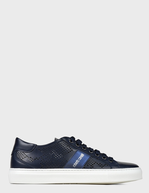 мужские синие Кеды Roberto Cavalli AGR-1002-blue - фото-2