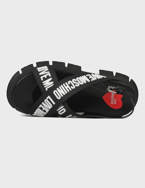 черные женские Босоножки Love Moschino 16287_black 5620 грн