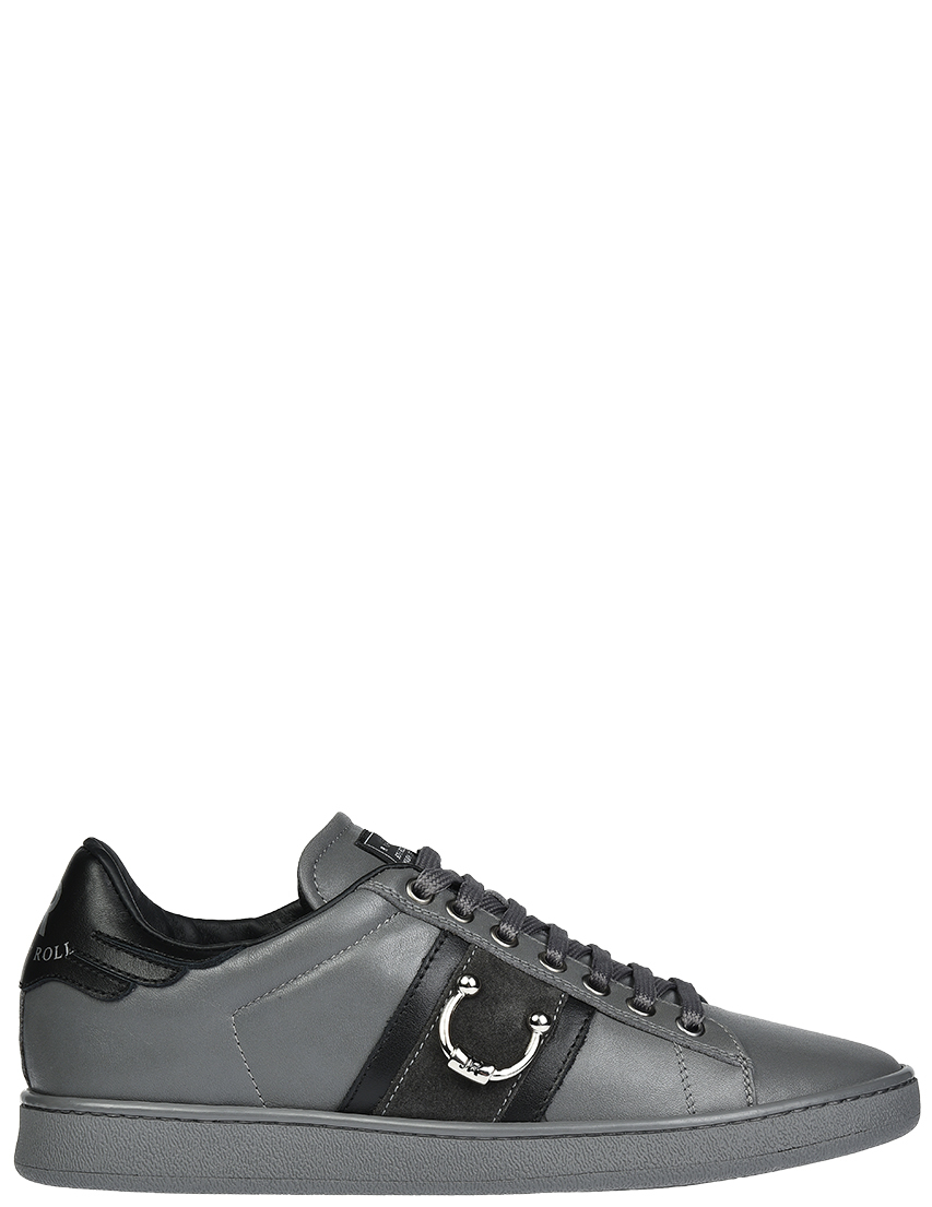 мужские серые кожаные Кеды John Richmond S5807_gray - фото-5