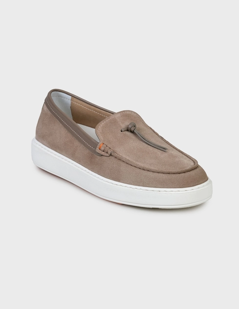 бежевые Лоферы Santoni SMBCD21439BARCCURM52-beige