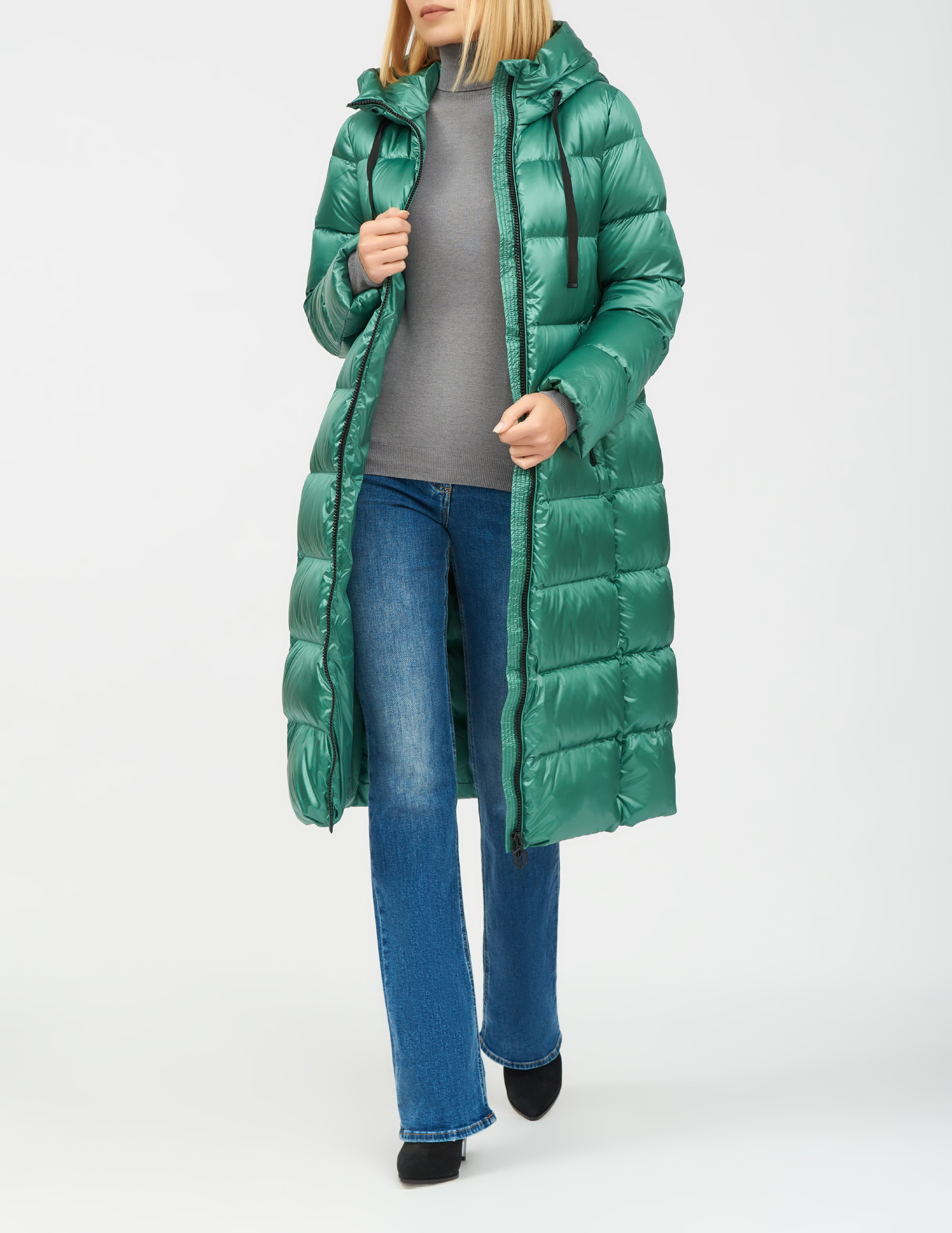 

Пуховик, Зеленый