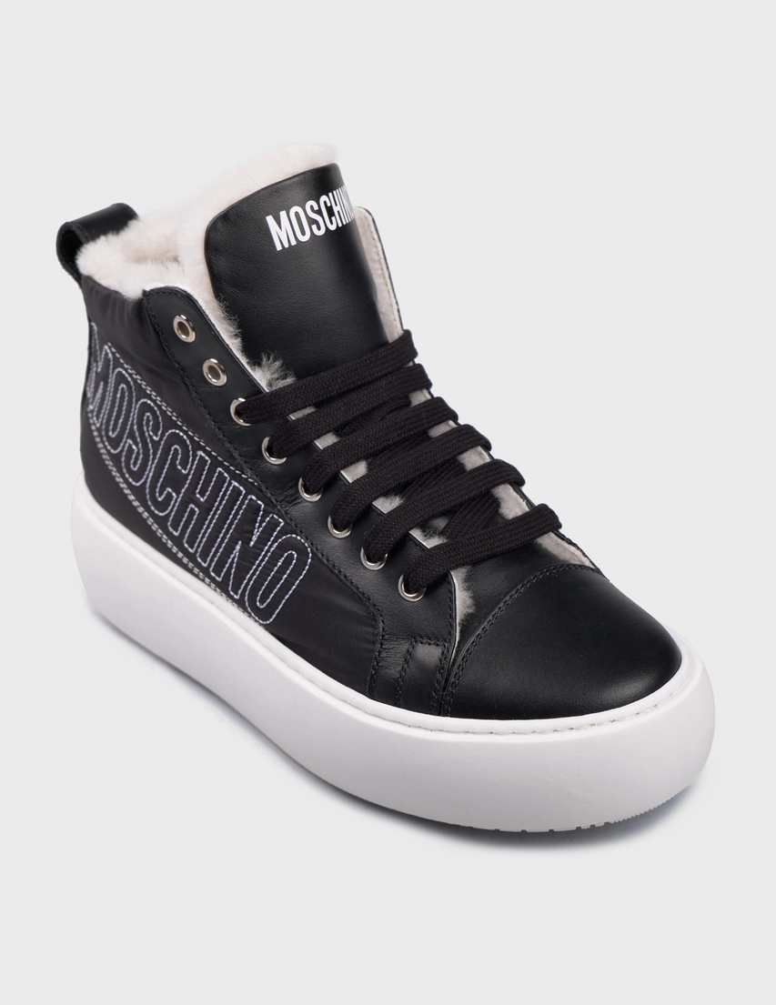 Кеды Moschino 78707_black_207521 (Черный) в интернет магазине