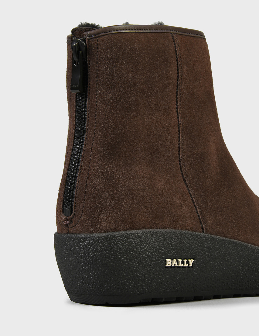 мужские коричневые замшевые Ботинки Bally SGUARD-II-M-NEW-COFFEE-16-brown - фото-5