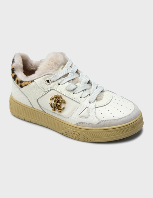 белые Кеды Roberto Cavalli 29616-poni-panna/leo_white