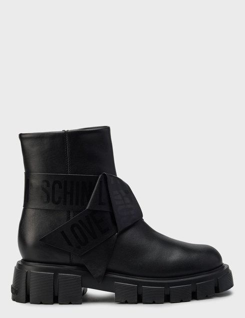 женские черные кожаные Ботинки Love Moschino JA24115G0NIAX000_black - фото-5
