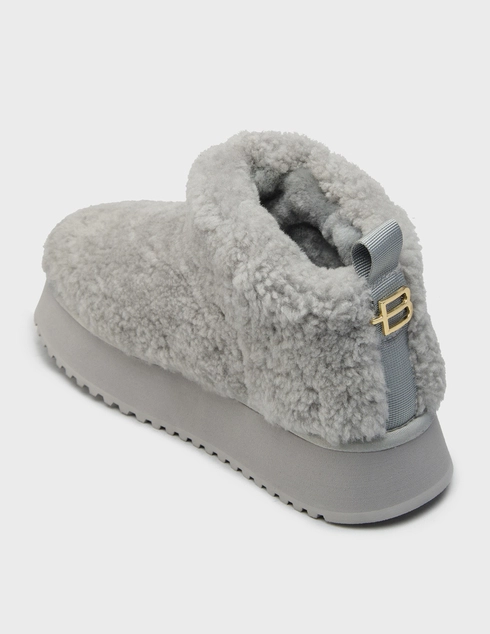 женские серые Угги Baldinini D6B242A1MONT 0010_gray - фото-2