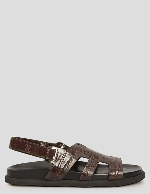 мужские коричневые кожаные Сандалии Fabi FU1165A-41711_brown - фото-5