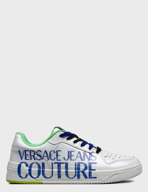 мужские белые  Кеды Versace Jeans Couture 76YA3SJ5-ZPA57_white - фото-5