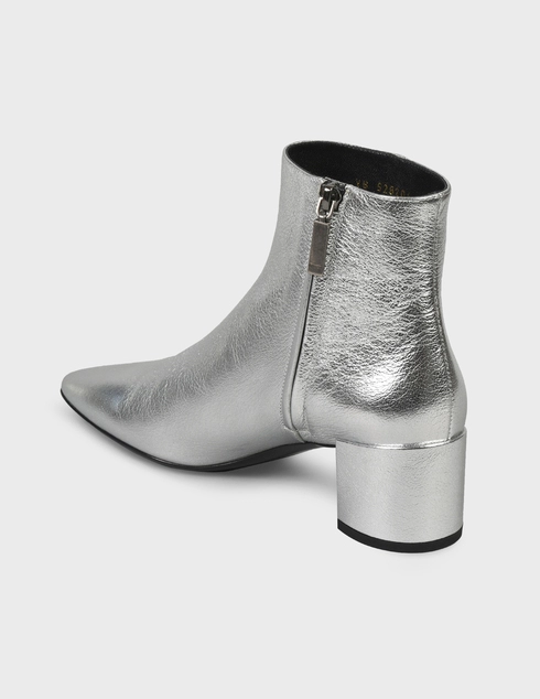 женские серебряные Ботильоны Saint Laurent Paris 4816-silver - фото-2