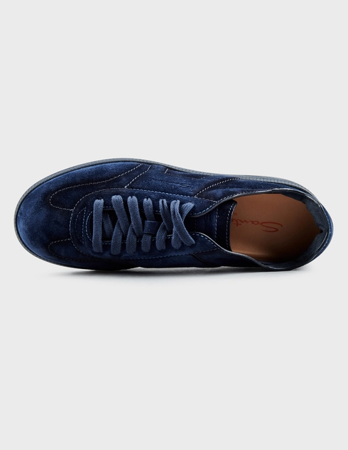 синие мужские Кеды Santoni 22072_blue 31312 грн