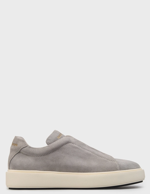женские серые замшевые Кеды Officine Creative SLOUCH-102_gray - фото-5