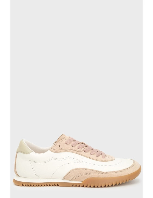 женские молочные замшевые Кроссовки Boss HUGO_BOSS_10820 - фото-5