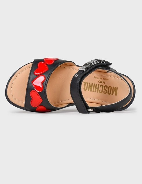 Moschino 26139-nero-rosso-black фото-3