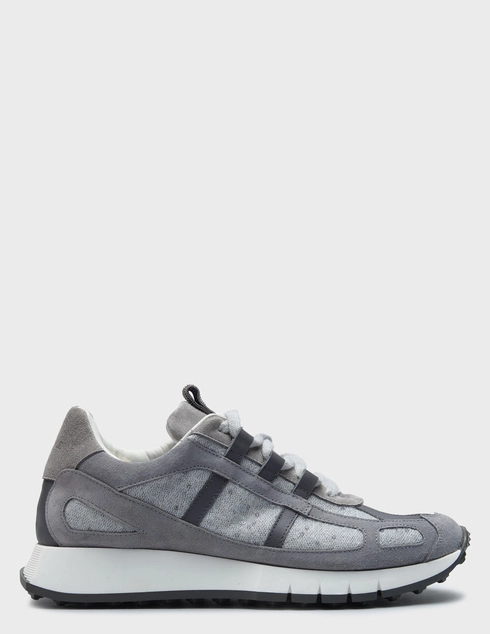 женские серые текстильные Кроссовки Panicale Cashmere D37SNEAKERS137DSN1-0915_gray - фото-5