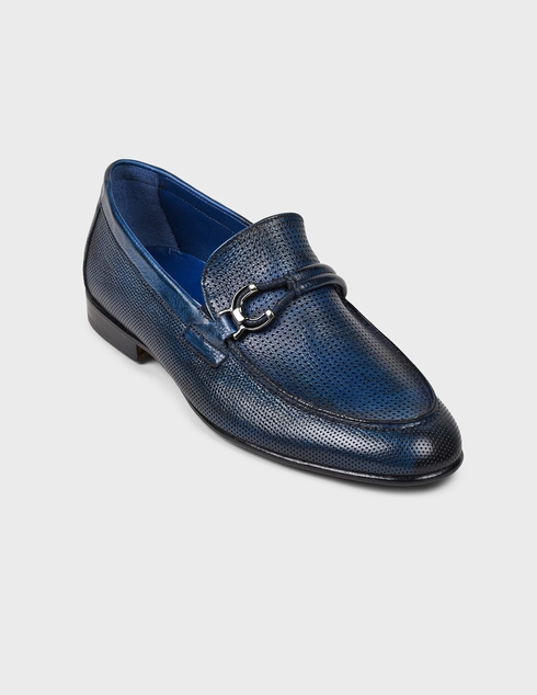 синие Лоферы Mario Bruni 62814-blue