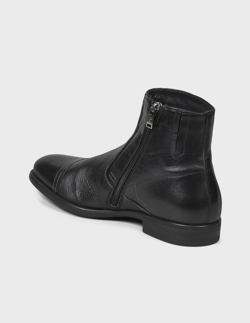 мужские коричневые Ботинки Giampiero Nicola 34723-black - фото-2
