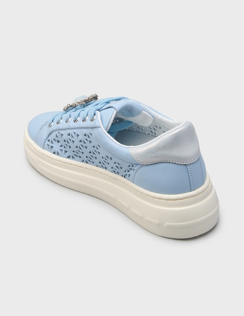 женские голубые Кеды Stokton 220-Blu_blue - фото-2