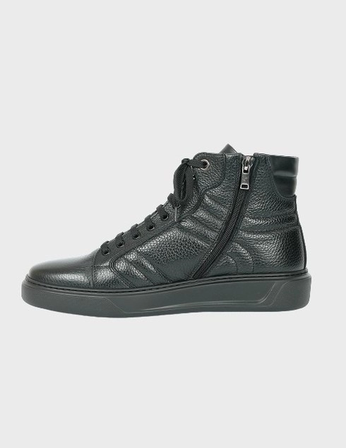 мужские черные Ботинки Giampiero Nicola 66219 - фото-2