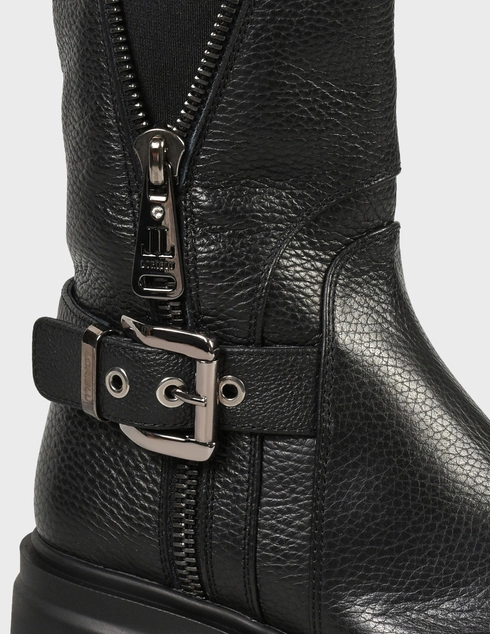женские черные кожаные Ботинки Loriblu AGR-2I6TM04700 - фото-5