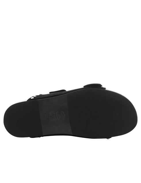 женские черные замшевые Шлепанцы Kennel & Schmenger 111122.8123.0001 - фото-5