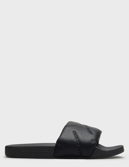 мужские черные  Шлепанцы Armani Exchange XM002885AF25903-UC001_black - фото-5