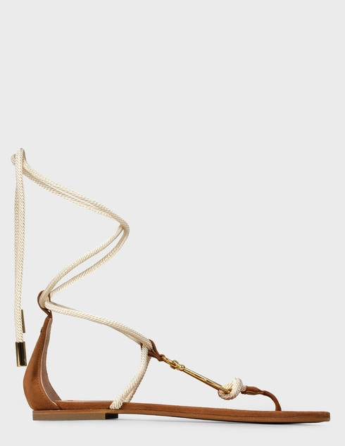 женские коричневые Босоножки Elisabetta Franchi SA-82L-01E2Y-389-368 - фото-2