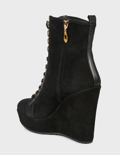 женские черные Ботинки John Galliano 1139-black - фото-2