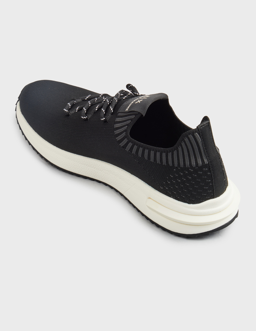 мужские черные Кроссовки Armani Exchange XUX267-XV900-00002_black - фото-2