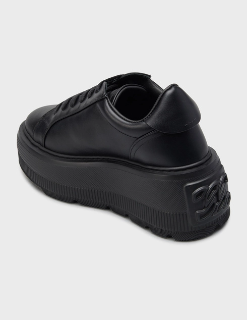 женские черные Кеды Casadei AGR-894_black - фото-2