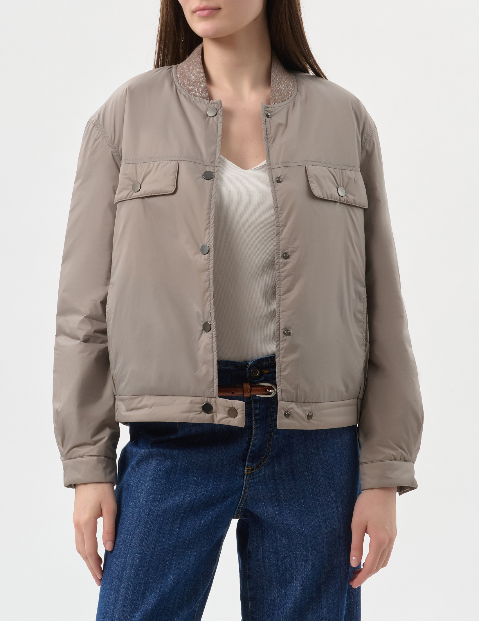 

Пуховик, Бежевый