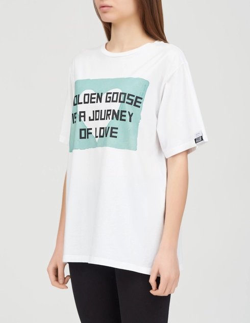 Golden Goose Deluxe Brand T-SHIRT-Bianco_white фото-2