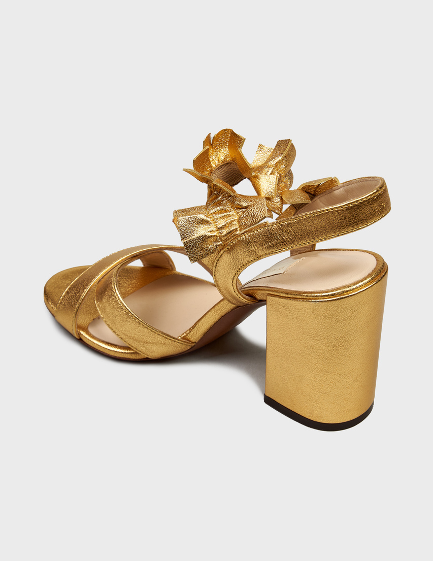 женские золотые Босоножки L'Autre Chose LC-OSC328-85CP06865005_gold - фото-2