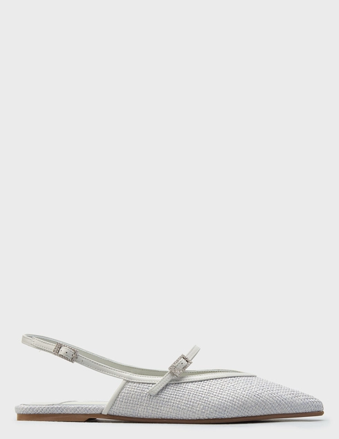 женские серые рафия Босоножки Le Silla 643_gray - фото-5