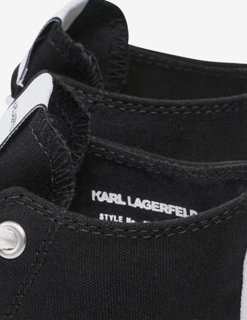 женские черные Кеды Karl Lagerfeld ws110_black - фото-6