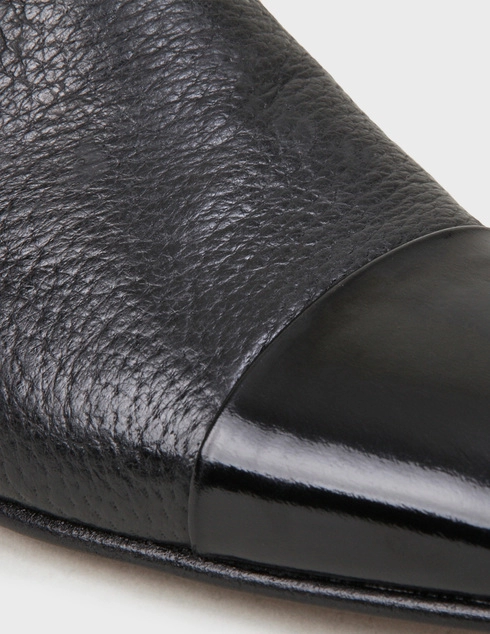 мужские черные кожаные Туфли Moreschi 711-black - фото-5