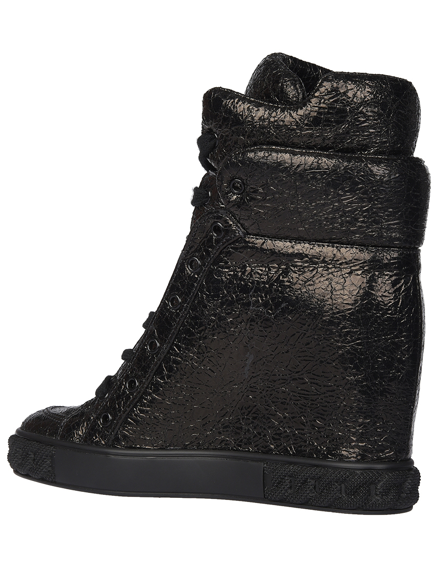 женские черные Сникерсы Casadei CAS7962_black - фото-2