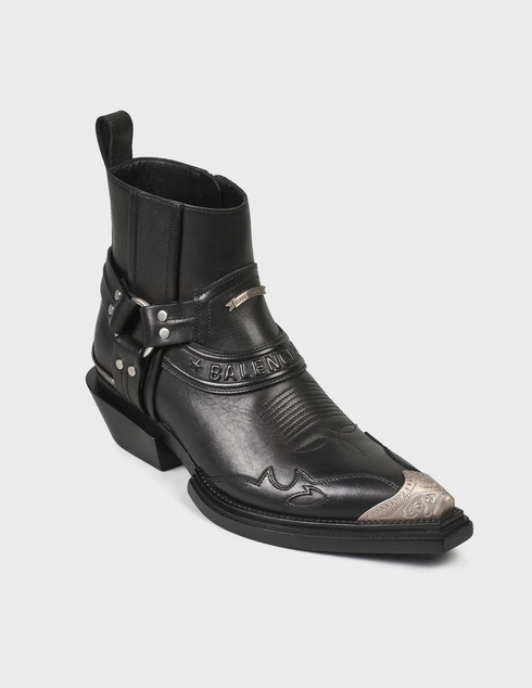 черные Ботильоны Balenciaga 4847-black