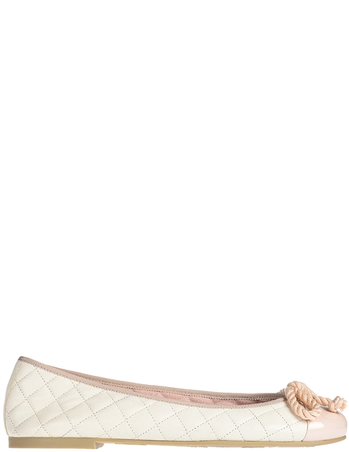 женские бежевые кожаные Балетки Pretty Ballerinas 44227_beige - фото-5