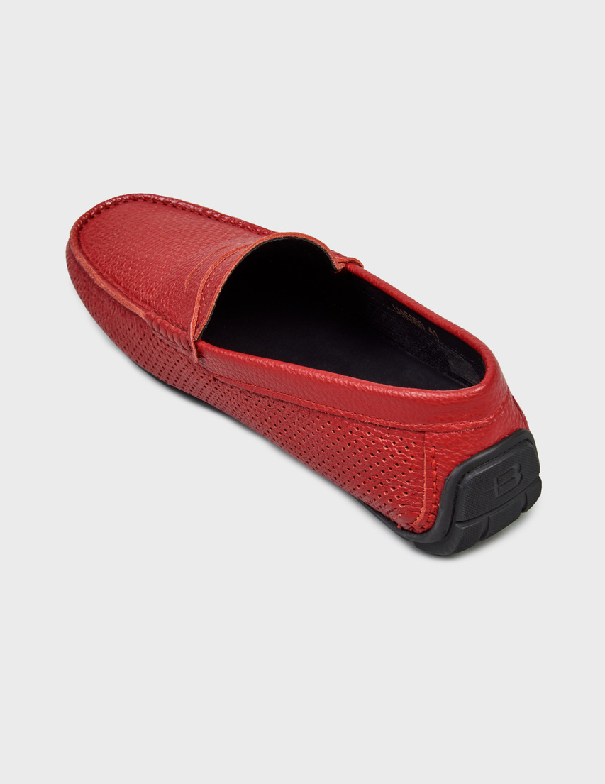 мужские красные Мокасины Baldinini U4E050P1VIFO-7005_red - фото-2