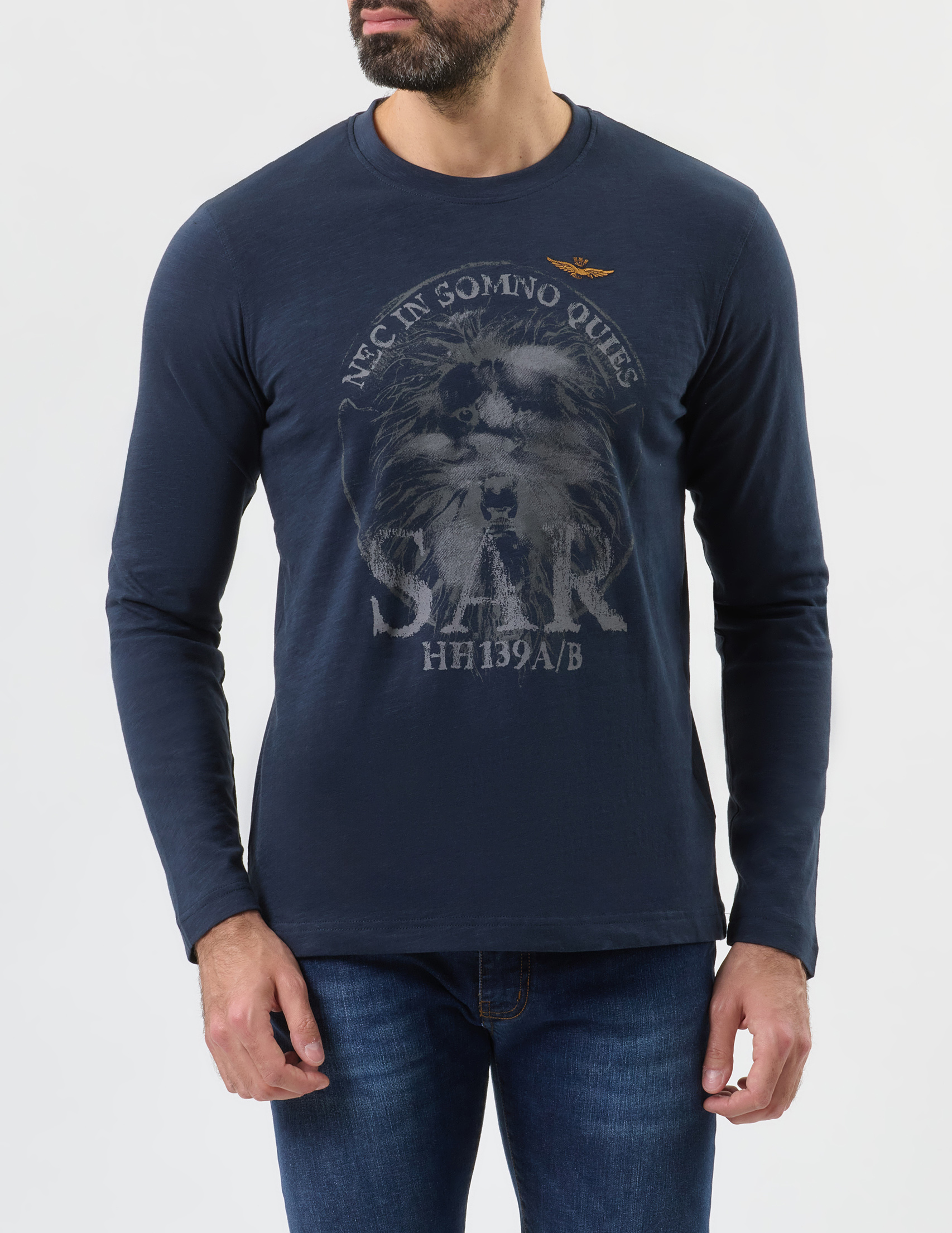 

Лонгслив, Синий